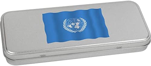 Азиеда „знаме на Обединетите нации“ метални канцелариски калај / кутија за складирање