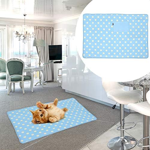 Homoyoyo Dog Blue загреана мачка Полка PEAT PAD USB Електрични кучиња Нога мултифункционален кат V софа за греење на софата за