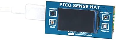 Raspberry Pi Pio Sense Hat Multi Sensor Влажност, квалитет на воздухот, боја, сензор за притисок со сензор за притисок за пико со вграден 1,14 ”LCD дисплеј