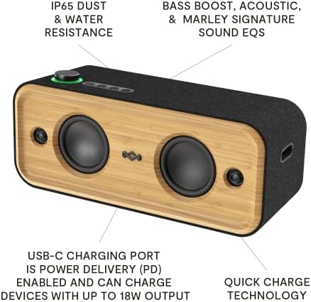 House of Marley Соберете се 2 XL: Преносен звучник со безжична Bluetooth конекција, 20 часа затворено/надворешно време на игра и