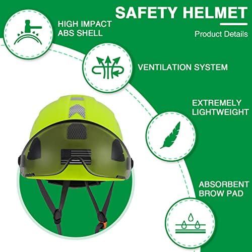 Безбедност на лохастар за градежништво, со отвори за воздух и прилагодлива глава, лесен шлем за работа за безбедност и заштита