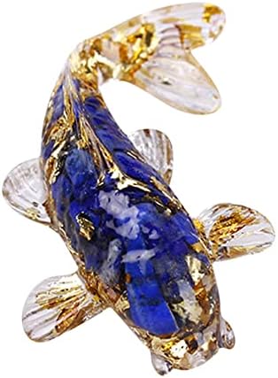 Mnjin Charmed стока Природна кристална чакал лепак за риба форма мали украси украси за подароци