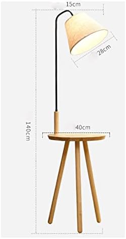 Feer Floar Larm Дневна соба Чај од спална соба чај со три бои за прилагодување на полицата, интегрирана табела за ламба за маса