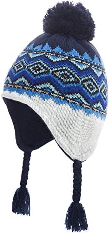 Зимска капа на Еризо Дете - топла зимска гравче за девојче со уво