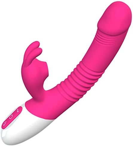 Дилдо зајак вибратор за жени, вибратор сензорни играчки за возрасни g место секс играчка со 3 телескопски и 10 режими на вибрации,