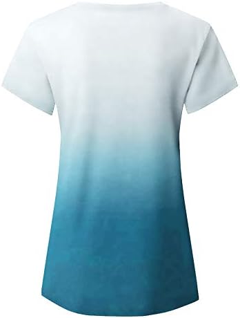 Мимако кошула за печатење од лимон за жени против вратот лабава блуза кратки ракави врвови случајни плус големина мета