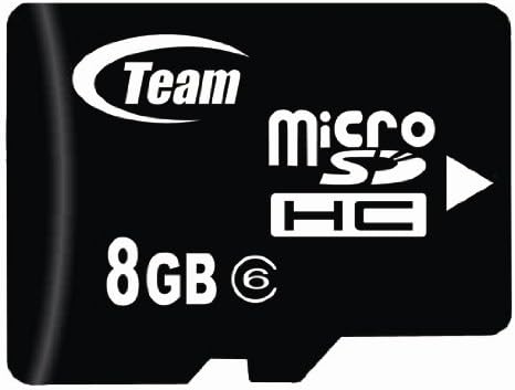 8GB Турбо Класа 6 Microsdhc Мемориска Картичка. Голема Брзина За Samsung Beh Beh 2 T939 Доаѓа со бесплатен SD И USB Адаптери. Доживотна
