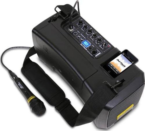 DJ Tech IVISA50Light 50W засилувач звучник ABS BATTY PASTABLE PA SYSTEM IPOD PLOER + 1 MK100 MIC