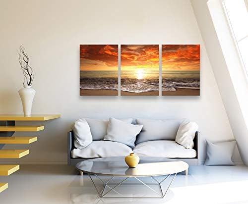 S0134 CANVAS отпечатоци wallидна уметност зајдисонце зајдисонце на океанот слики слики фотографии за деца со соби со соби домашни