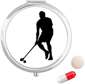 Физичко Образование Хокеј Спорт Трчање Пилула Случај Џеб Медицина Кутија За Складирање Контејнер Диспензерот