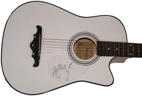 Хари Стилс потпиша автограм со целосна големина Акустична гитара Б/ Jamesејмс Спенс автентикација JSA COA - One Direction Stud,