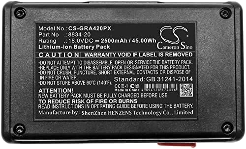 Замена на батеријата за Gardena 8844-20 TurbotRimmer Smallcut 300 Accu Heckenscre Easycut 42 Accu Smallcut 300 648844 EasyCut 42 8834-20