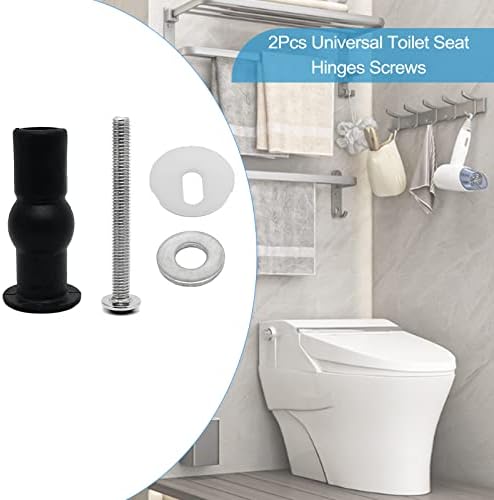2 парчиња Универзални Шарки За Тоалетни Седишта Завртки, Прицврстувања За Тоалетни Седишта Што Ги Прошируваат Гумените Врвни Навртки