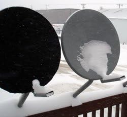 ТВ - чинија - сателитско покривка за садови - Универзална црна за тркалезно или елипсовидно јадење - сад за садови