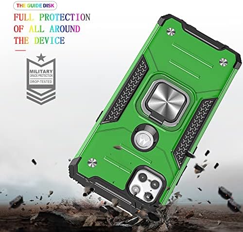 AYMECL Motorola Moto One 5g Ace Случај Moto G 5g Случај, Со Нано Експлозија-Доказ Филм [2 Пакет], Воена Одделение Shockproof