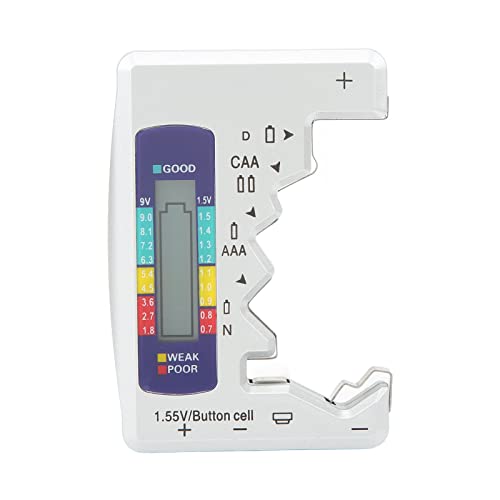 Мобилен Анализатор, ABS Електронски Дигитален Мерач На Капацитет На Батеријата Професионални 3 Области Дисплеј За Bat ААА Батерии
