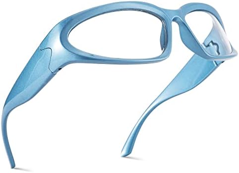 COASION Без рецепт Проѕирни Очила За Леќи За Жени Мажи Модни ОЧИЛА Y2K Завиткајте Околу Очилата Со Рамка