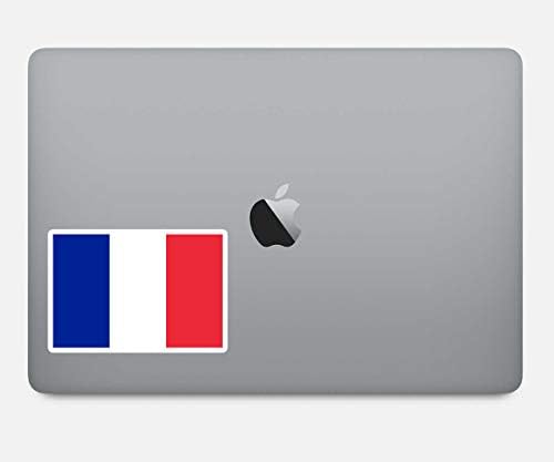 Француски знаме на налепници на налепници на француско знаме - налепници на лаптоп - винил декларации - лаптоп, телефон, налепница за
