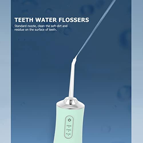 Doitool Поставен за заби заби за заби орален наводнувач водоотпорен чистач за заби за зелено патување на отворено