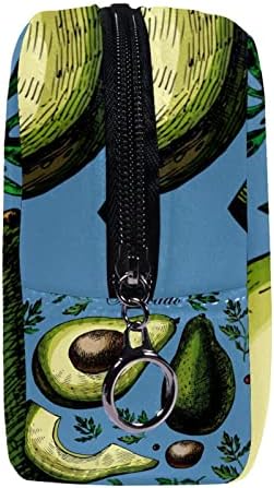 Тбуобт Торба За Шминка Патување Козметичка Торбичка Торбичка Чанта Чанта Со Патент, овошје од авокадо
