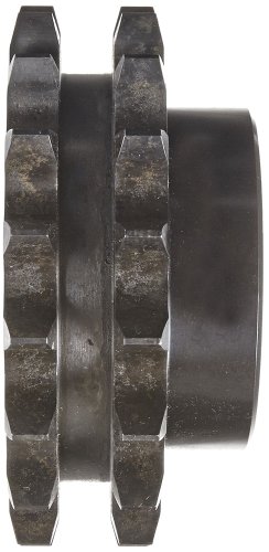 AMETRIC® 2052B17 ISO 10B-2 SPROCKET 17 заби 93,5 mm O.D. , 69 mm Hub Dia, 45 mm вкупна ширина, 017 заби, челик 30 mm H8 Bore, 8x3.3 Keyway M6