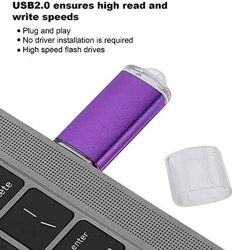 U Диск, Транспарентен Капак Виолетова USB Флеш Диск 1GB/2GB/4GB/8GB/16GB/32GB/64GB/128gb Компјутер Надворешна Студентска Канцеларија