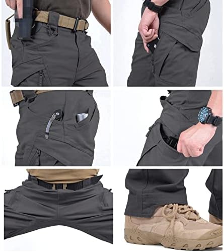 Тактички панталони со картонична опрема за мажи со лесен памук на отворено воени борбени панталони