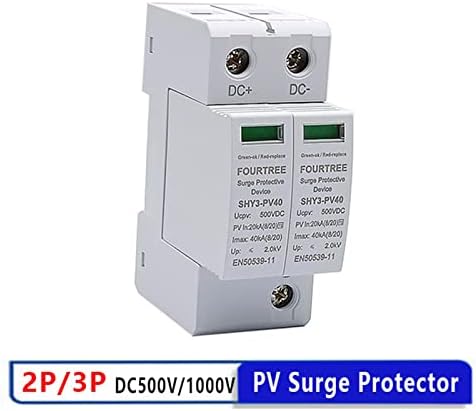 PCGV PV Surge Protector 2P 500VDC 3P 1000VDC ARRESTER SPD SPD SWITCH HOMERTANT SOLICE COMBINER BOX LASER HAINGING