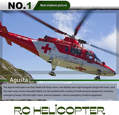 Хеликоптерот за далечински управувач Xiaokeke, дрон/авион, хеликоптер за спасување на крајбрежната стража RC Infrared 3CH Gyro Marine
