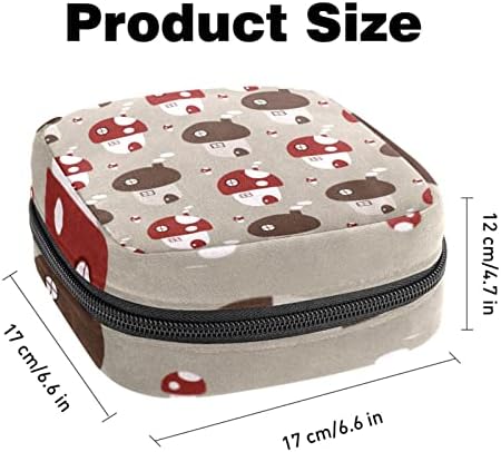 Торба за складирање на санитарна салфетка, торба за менструален период за тинејџери, носител на подлога за медицински сестри,