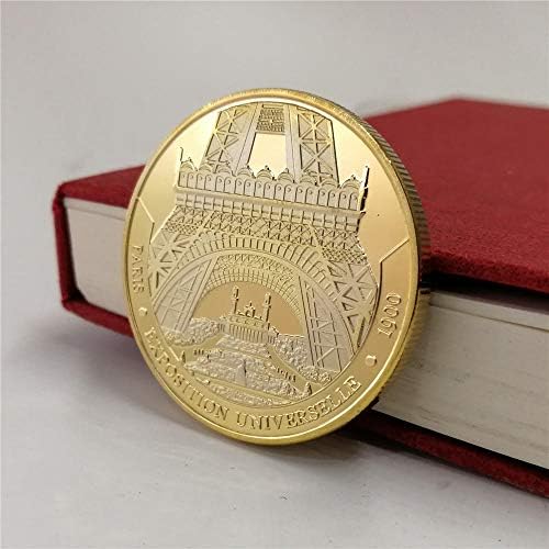 Париз-Тур Ајфелова Колекционерска Позлатена Монета За Сувенири Позната Колекција На Згради Уметност Комеморативна Монета
