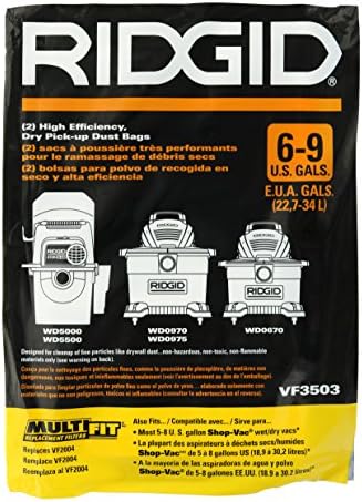 Ridgid VF3503 Кеси за 6-9 Галон Ридгид Вакууми