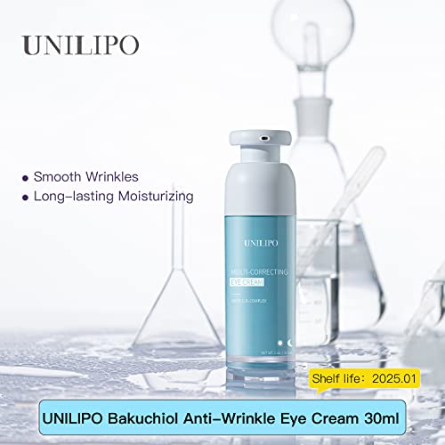 Екстракт на растителни растенија на Унилипо, наместо ретинол - навлажнувач за лице за лице за жени крем за очи за анти -стареење - борба против