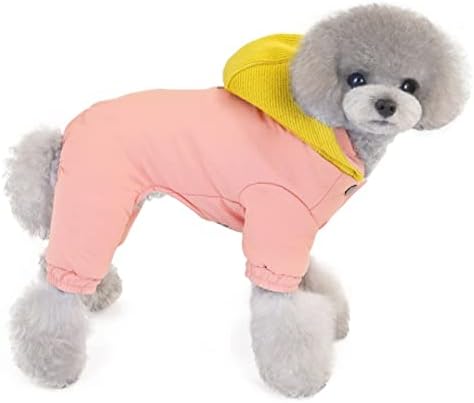 Стекнете есен и зимска облека мала и средна облека за кучиња за домашно милениче топло памучно палто