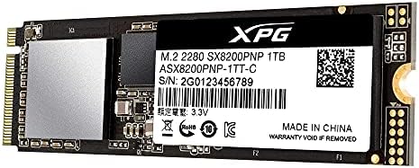 XPG SX8200 Pro 1tb M. 2 PCIe 2280 NVMe 3x4 SSD Со Z1 DDR4 3200Mhz 2x8GB CL16 Десктоп Меморија Сребрен Пакет