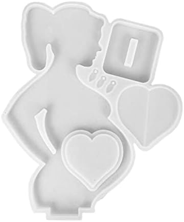 Калапи за смола од канароро силкони калапи силиконски фото рамка калапи мајки срцев рамка епоксидна смола мајки ден подароци