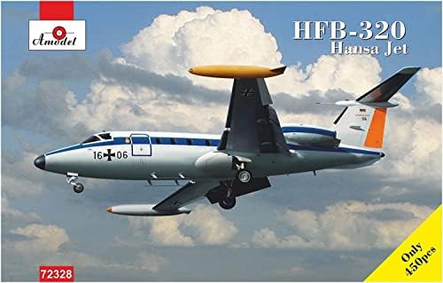 Модел AM72328 1/72 Германски воздухопловни сили Hansajet HFB320 Пластичен модел со двојно транспорт
