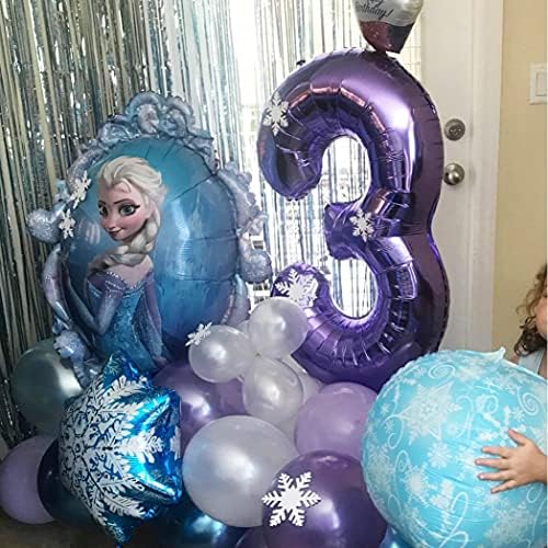40 Инчен виолетов број Хелиумска Фолија Роденденска Забава Цифри Балони