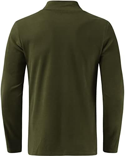 XXBR потсмев на вратот пуловер за мажи, 2022 еластична памучна тенок цврста боја на цврста боја V Компресија на вратот Основни