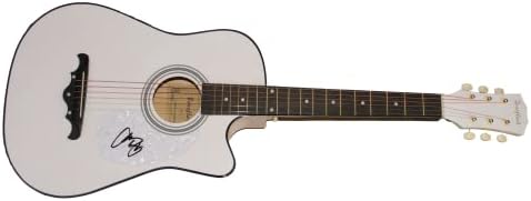 Крис Јанг потпиша автограм со целосна големина Акустична гитара Б/ Jamesејмс Спенс автентикација JSA COA - Суперerstвезда во земјата