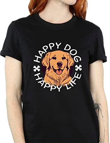 Миленичиња женско среќно куче среќен живот момче одговара маица