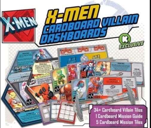 Марвел Јунајтед: X-Men картонски негативец табла