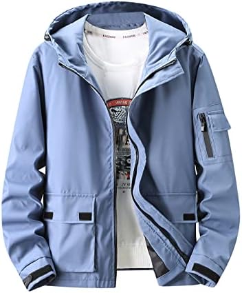 Машки палто ADSSDQ, класичен колеџ со качулка, мажите со долги ракави печати полиестерски палта V вратот лабав мек патент11