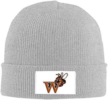 Cwokakde Waynesburg AA University Logo Print Beanie плетена капа волнена капа топла мода на отворено плетено капаче унисекс
