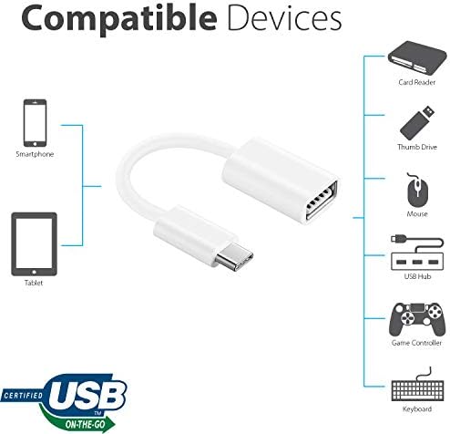 OTG USB-C 3.0 адаптер компатибилен со вашиот Sony SRS-XE200 за брзи, верификувани, повеќекратни функции како што се тастатура, палецот, глувци,