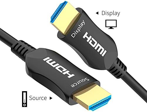 Кабел за влакна HDMI 25ft 4K 60Hz, Furui Fiber Optic HDMI 2.0B кабел HDR10, ARC, HDCP2.2, 3D, 18Gbps, Submampling 4: 4: 4/4: 2: 2/4:
