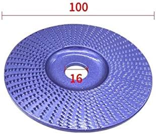 ФАНСИПРО ДРВО Дрво мелење на тркалото за пескарење со облик на резба Алатка за агол Виолетова, 100 * 16 мм, виолетова - рамна