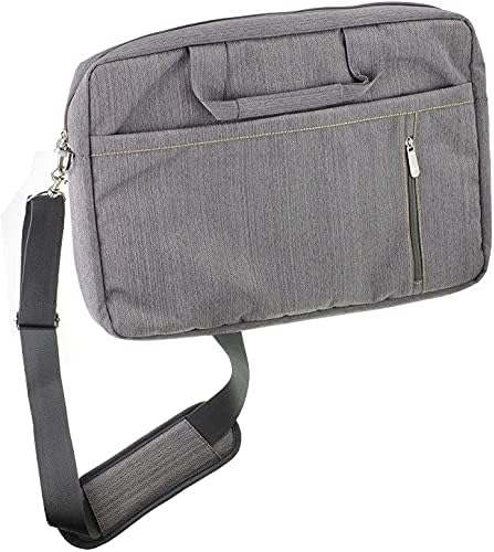 Navitech Grey Sleek Travel Travine Travel - Компатибилен со Lenco 9 Преносен ДВД игра