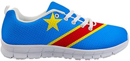 Демократска Република Овахсон Демократска Република Конго знаме машко водење лесни дишечки спортови чевли модни патики за одење чевли