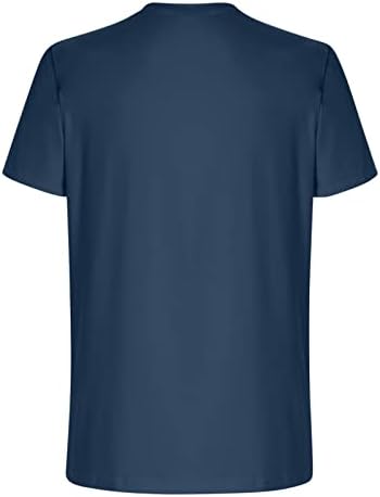 LCEPCY Четврти јули кошули за мажи обични екипаж кратки ракави маички патриотски тренинг атлетски графички матици